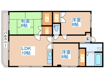 間取図 MMハイツ西野