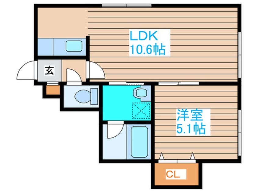 間取図 ＢＩＯＳ菊水元町