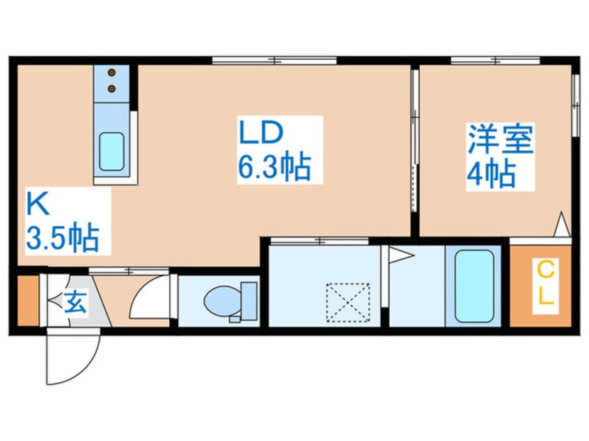 間取図 Terrace　Kasumi