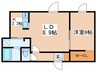 BLANC　CASSE南9条 1LDKの間取り