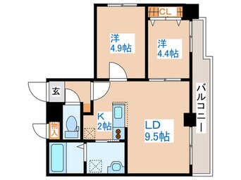 間取図 ブロックヒルズ