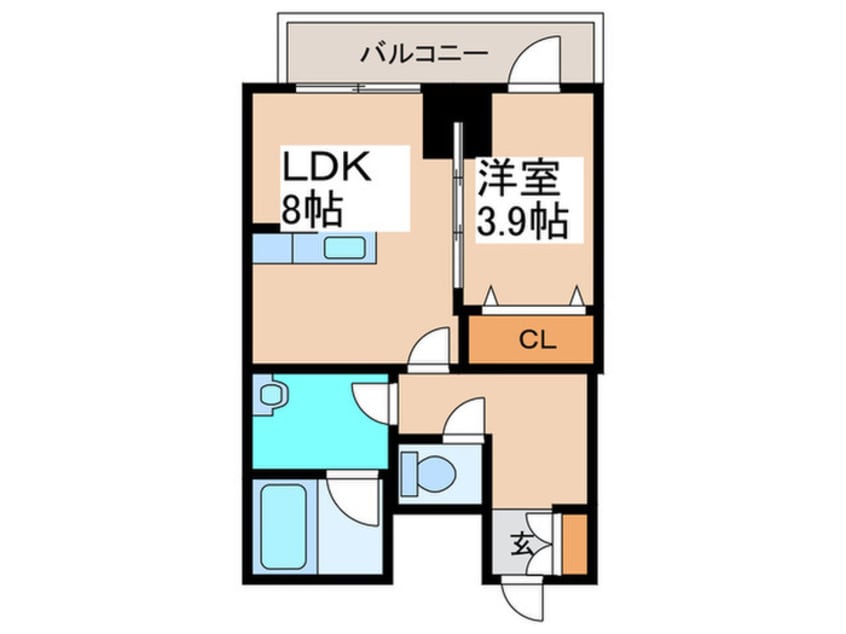 間取図 クリスタルガーデン栄町