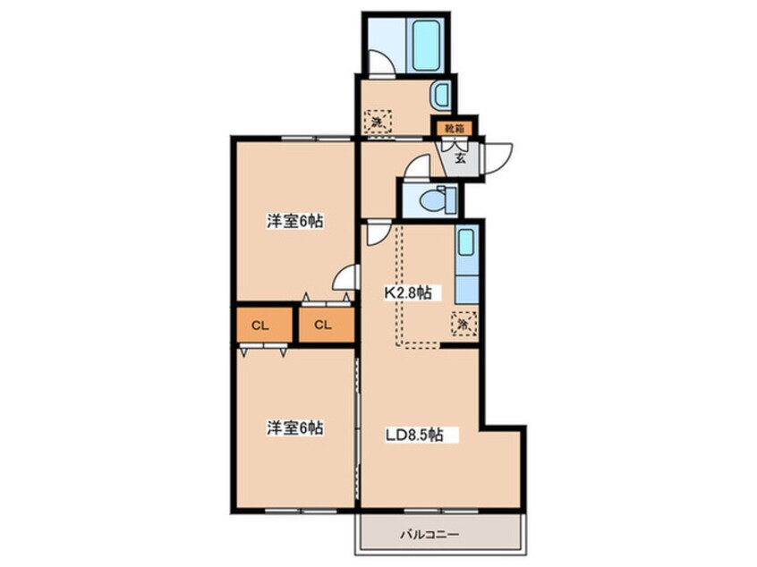 間取図 Ｍセ－ナ澄川