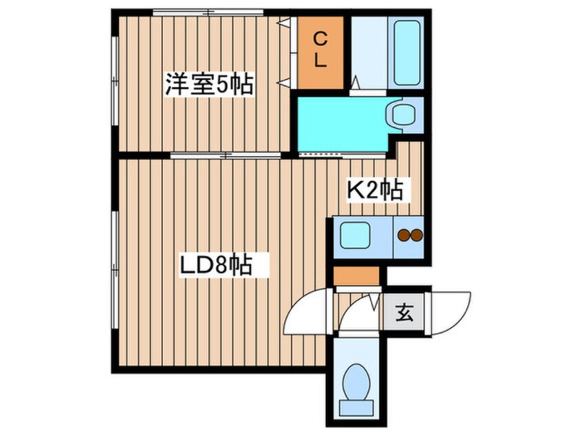 間取図 プリマクラッセ環状通東