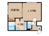 プリマクラッセ環状通東 1LDKの間取り