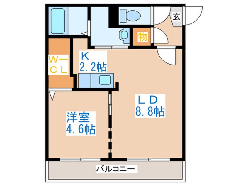 間取図 プレジール琴似