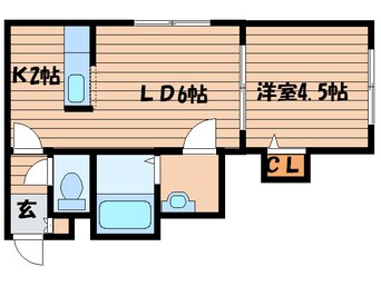 間取図 クレセリア新川