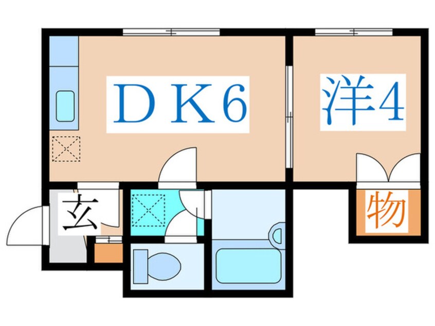 間取図 ラハイナ１８