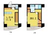 ＩＮＦＩＮＩＴＹ 1LDKの間取り