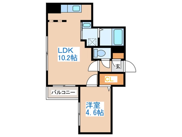 間取り図 グランドサクセス琴似Ⅱ