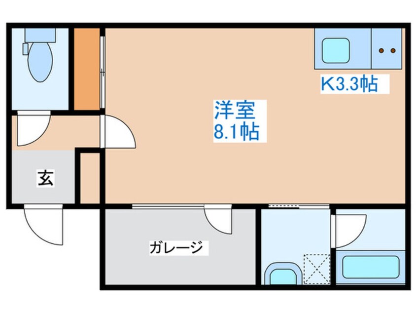 間取図 Living with Moto 発寒3.3