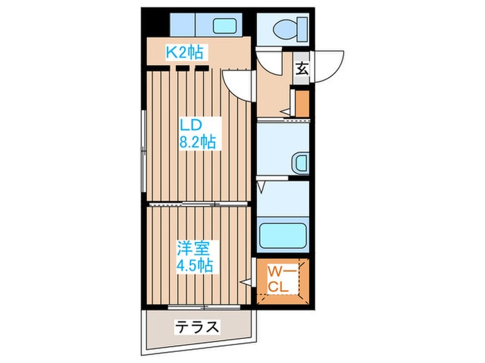 間取り図 ヌーヴェルコート白石