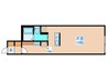 SROOM+ 1Kの間取り
