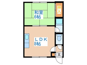 間取図 コ－ポ米沢