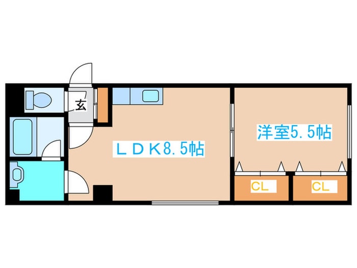 間取り図 ベラクレエ裏参道弐番館
