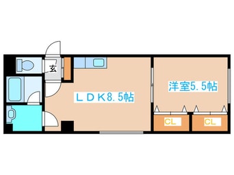 間取図 ベラクレエ裏参道弐番館