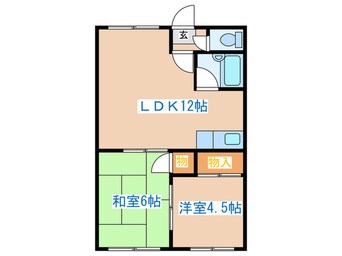 間取図 シティハイムリラ