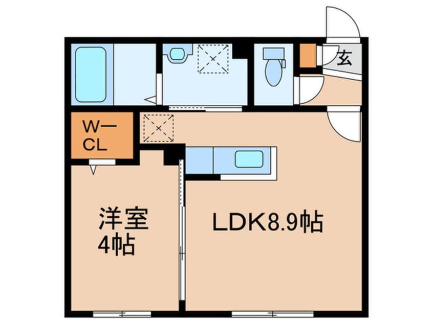 間取図 SDY月寒中央
