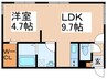 Luxis S5 1LDKの間取り