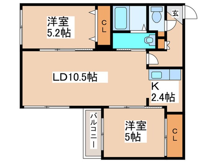 間取り図 RIRUJYU SAKAEMACHI