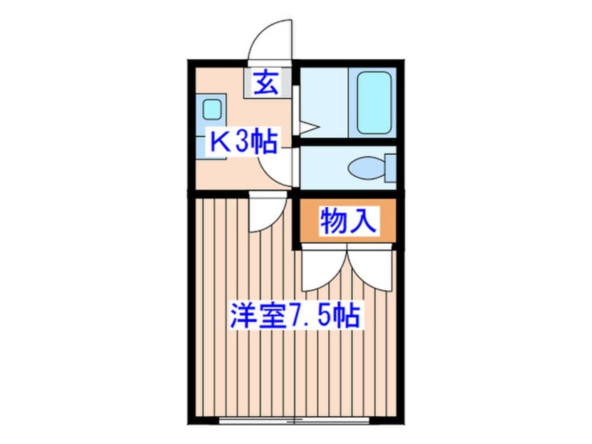 間取図 コーポＭＴＫ