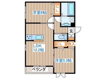 間取図 D-room銀杏町