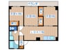 花園レジデンス 3LDKの間取り