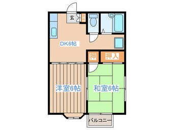 間取図 トゥインクルコ－ト南小泉Ⅰ