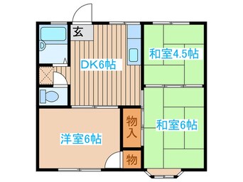 間取図 フォーレストＫⅡ