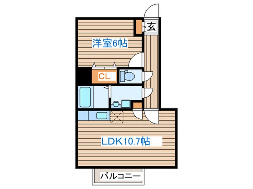 間取図 エスト・ハナセン