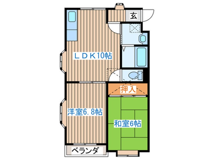 間取図 キャッスルES