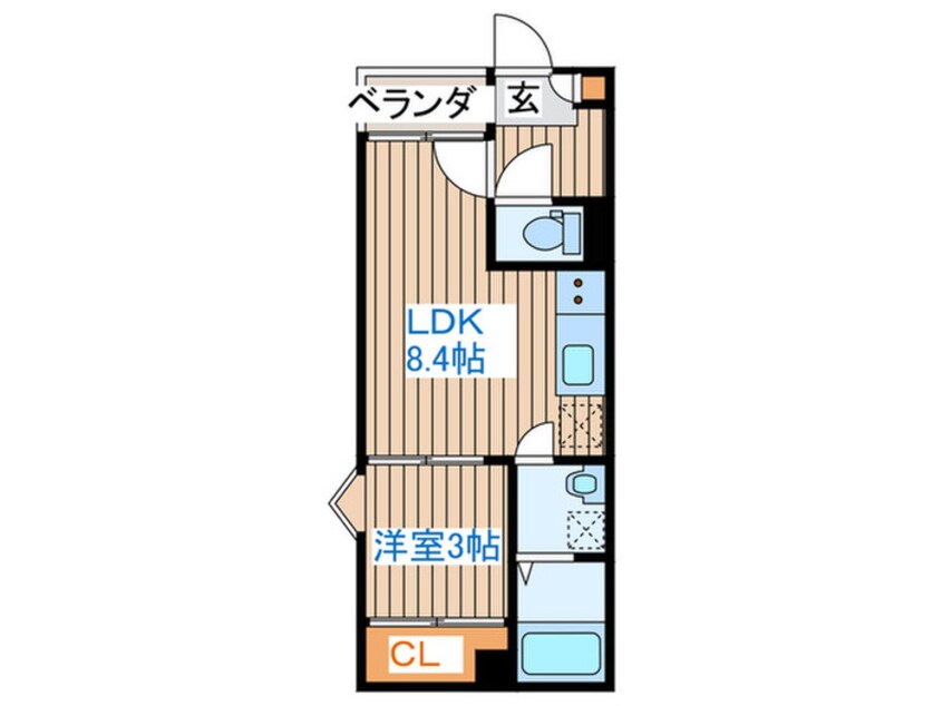 間取図 REGALEST ARBRE宮城野