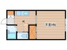 コンフォート上杉 1Kの間取り