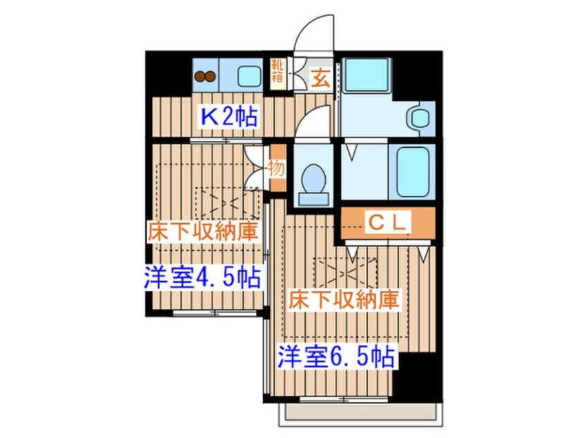 間取図 Aimerest Sendai つつじ山
