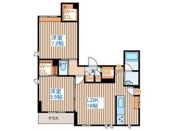 間取図 ラスティア泉中央