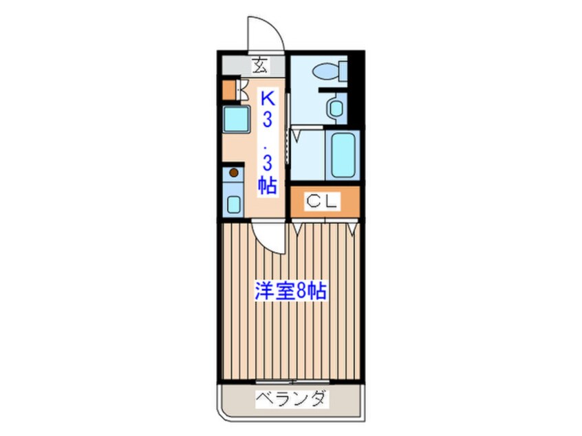 間取図 フラット小松島