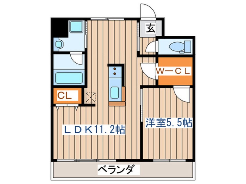 間取図 コンフィアンサ