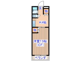 間取図 ロイヤルハイツ米ケ袋