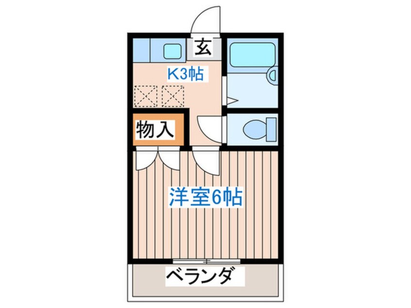 間取図 サンパレス連坊