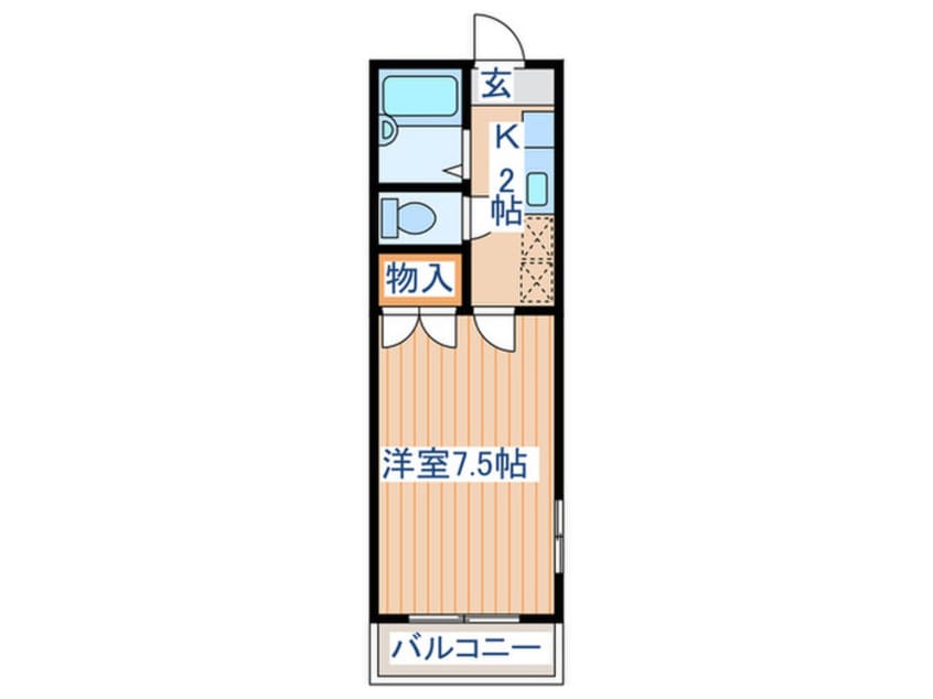 間取図 サンパレス成田町