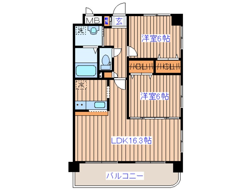 間取図 メゾンキャップⅡ