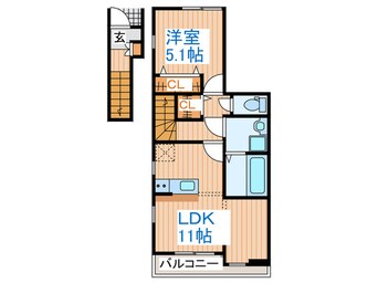 間取図 ドゥ・アネッサAⅢ