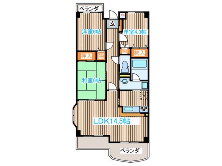 間取図 レックス本郷通り弐番館