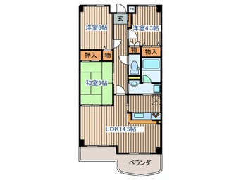 間取図 レックス本郷通り弐番館