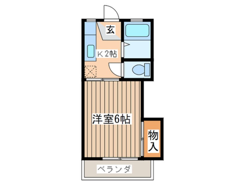 間取図 コーポ中沢