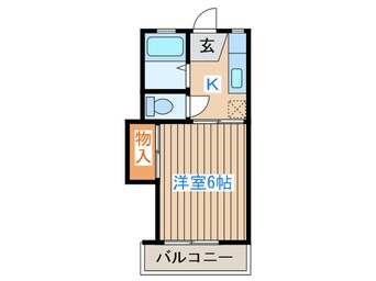 間取図 コーポ中沢