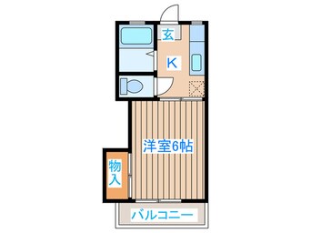 間取図 コーポ中沢
