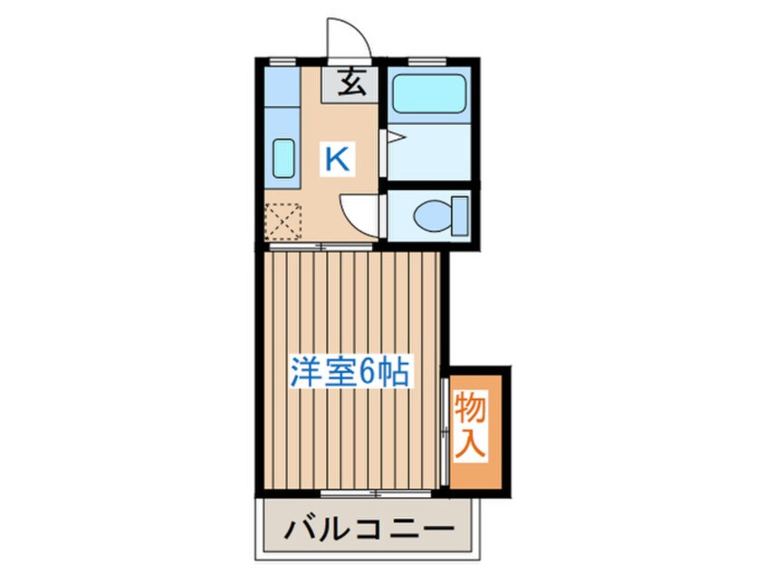 間取図 コーポ中沢