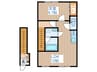 すまいる４２番館 1LDKの間取り
