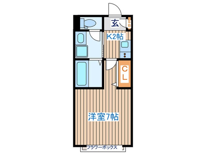 間取り図 プリマフルール大和町
